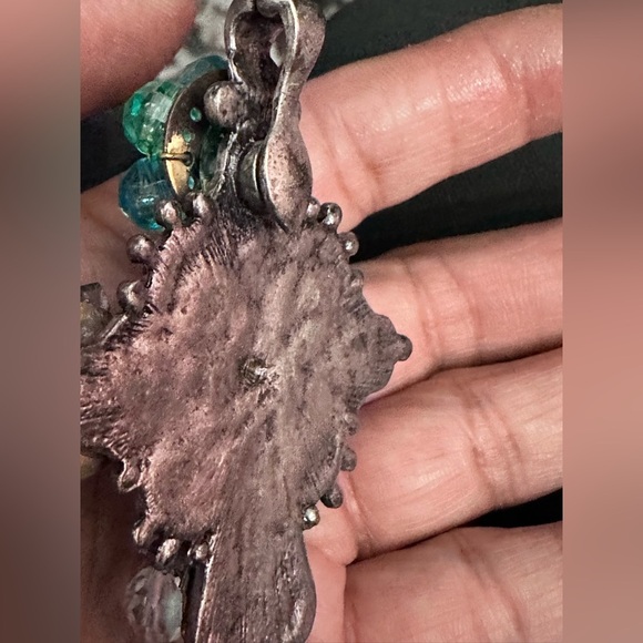 Handmade Cross Repurposed | Pendant | Necklace 3’ 0600 - Picture 13 of 14